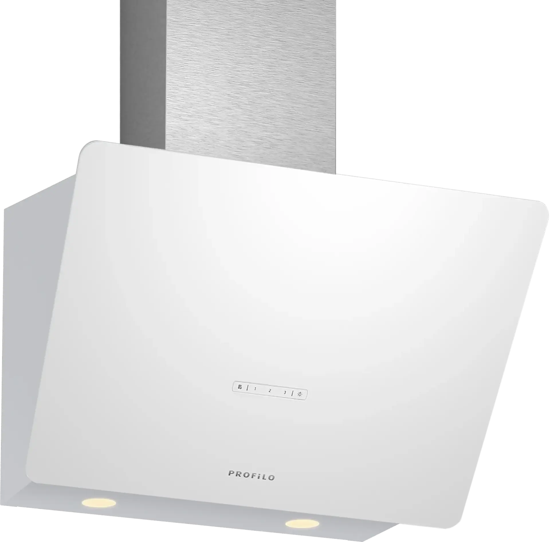 Profilo DVK6J629 Duvar Tipi Davlumbaz 60 cm Beyaz Cam Yüzey, Beyaz