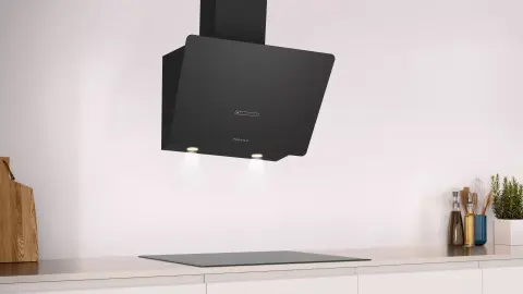 Profilo DVK6J669 Duvar Tipi Davlumbaz 60 cm Siyah Cam, Siyah