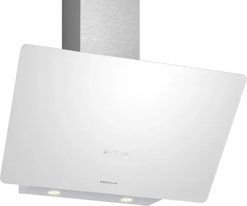Profilo DVK8J629 Duvar Tipi Davlumbaz 80 cm Beyaz Cam Yüzey, Beyaz