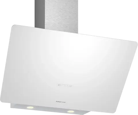 Profilo DVK8J629 Duvar Tipi Davlumbaz 80 cm Beyaz Cam Yüzey, Beyaz