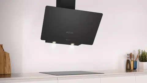Profilo DVK8J669 Duvar Tipi Davlumbaz 80 cm Siyah Cam, Siyah